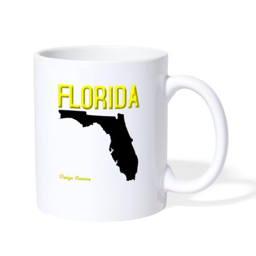 FLORIDA REGION MAP YELLOW - Coffee/Tea Mug