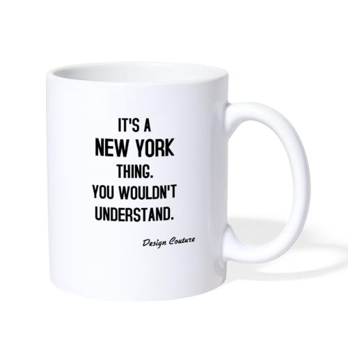 IT S A NEW YORK THING BLACK - Coffee/Tea Mug