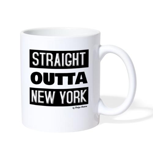 STRAIGHT OUTTA NEW YORK WHITE - Coffee/Tea Mug