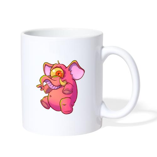 Pink elephant cyclops - Coffee/Tea Mug