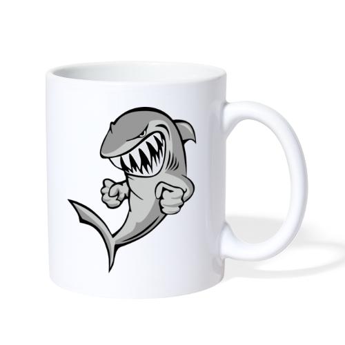 Shark With Attitude Cartoon - Coffee/Tea Mug