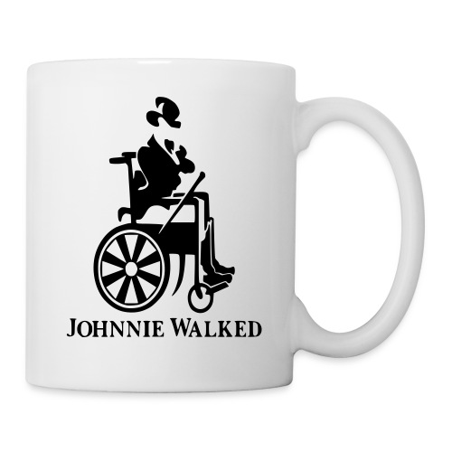 Johnnie Walked, Wheelchair fun, whiskey and roller - Coffee/Tea Mug