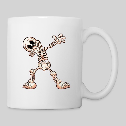 Dabbing Cartoon Skeleton - Coffee/Tea Mug