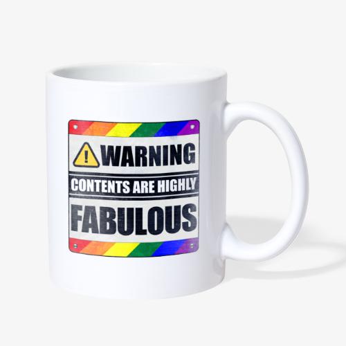 Warning: Contents are Highly Fabulous LGBT - Coffee/Tea Mug