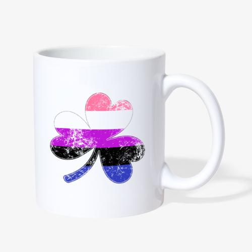 Genderfluid Shamrock Pride Flag - Coffee/Tea Mug