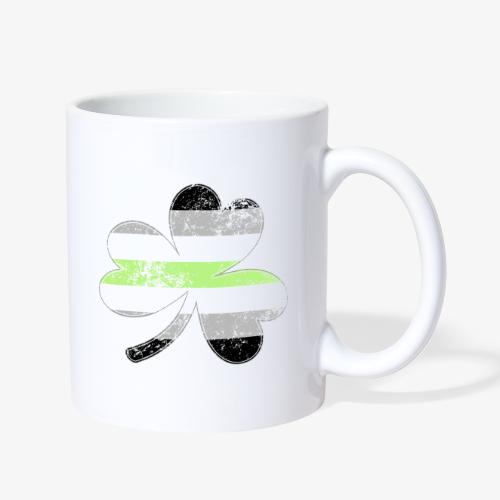 Agender Shamrock Pride Flag - Coffee/Tea Mug