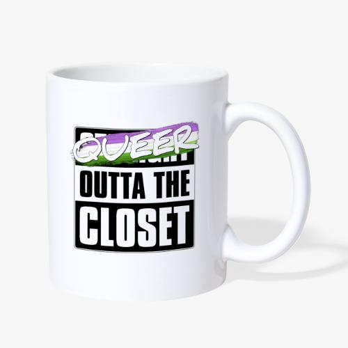 Queer Outta the Closet - Genderqueer Pride - Coffee/Tea Mug