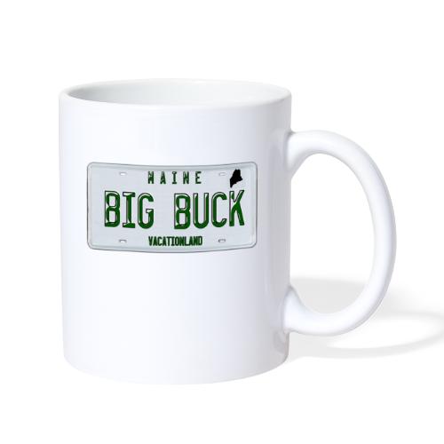 Maine LICENSE PLATE Big Buck Camo - Coffee/Tea Mug