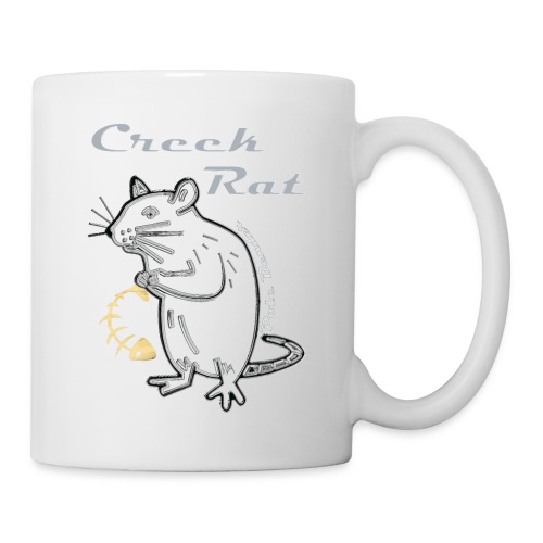 Final creekrat orangewhite fishbone - Coffee/Tea Mug