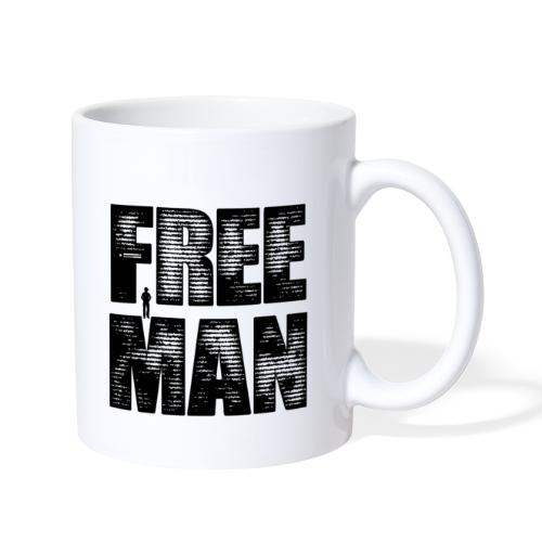 FREE MAN - Black Graphic - Coffee/Tea Mug