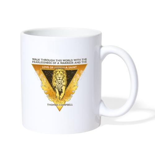 Lion Saint Gold - Black back - Coffee/Tea Mug