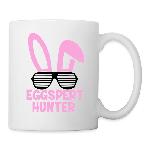 Eggspert Hunter Easter Bunny with Sunglasses - Coffee/Tea Mug