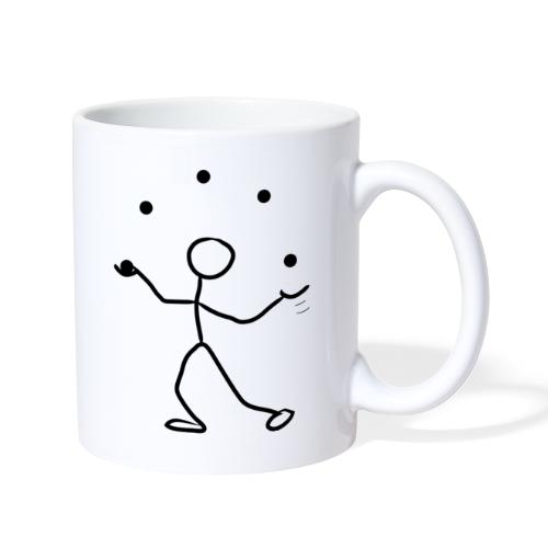 Stickman Juggler on Light Shirt - Coffee/Tea Mug