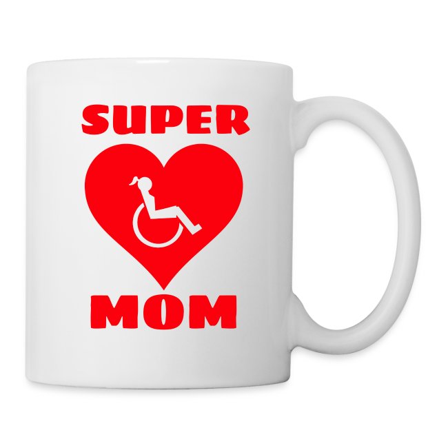 Super mom in wheelchair, wheelchair user, mother