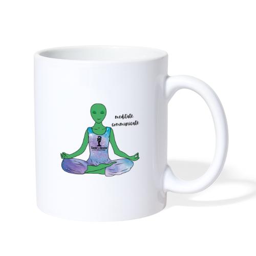Meditate Communicate, Twisted Alien - Coffee/Tea Mug