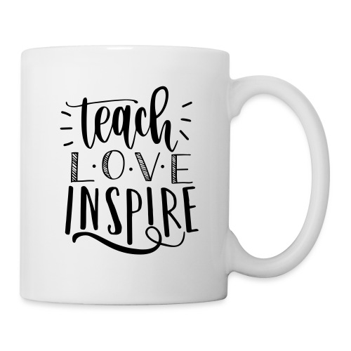Teach Love Inspire Cute Teacher T-Shirts - Coffee/Tea Mug