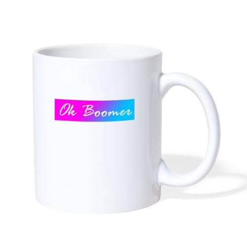 Ok Boomer Purple And Blue - Coffee/Tea Mug