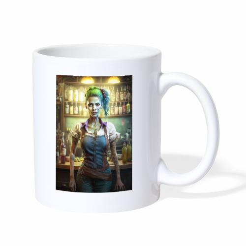 Zombie Bartender Girl 01: Zombies In Everyday Life - Coffee/Tea Mug