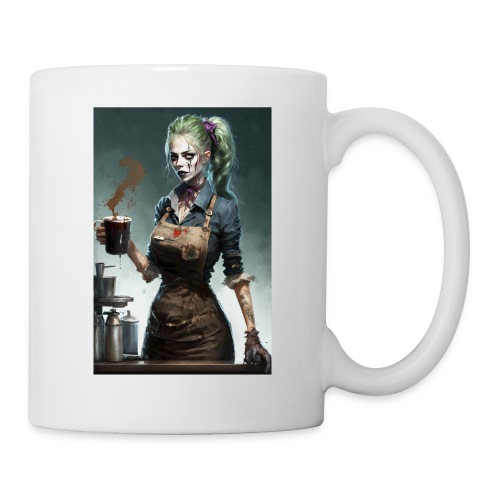 Zombie Coffee Barista Girl 04: Z In Everyday Life - Coffee/Tea Mug
