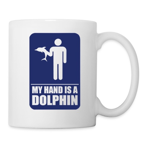 MY HAND IS A DOLPHIN - Coffee/Tea Mug