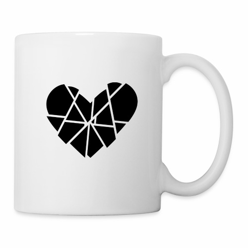 Heart Broken Shards Anti Valentine's Day - Coffee/Tea Mug