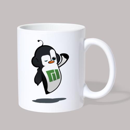 Manjaro Mascot wink hello left - Coffee/Tea Mug