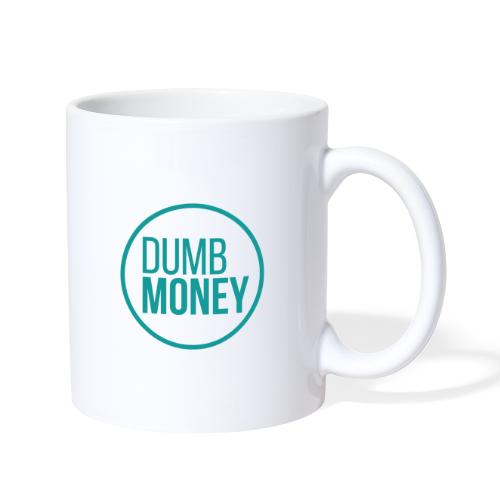 Dumb Money (teal logo) - Coffee/Tea Mug