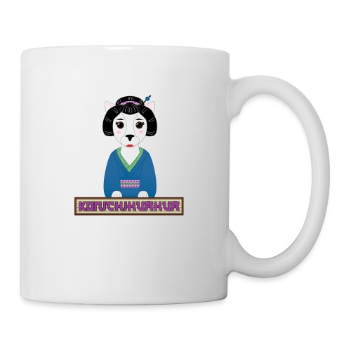 Konichihuahua Japanese / Spanish Geisha Dog Blue - Coffee/Tea Mug