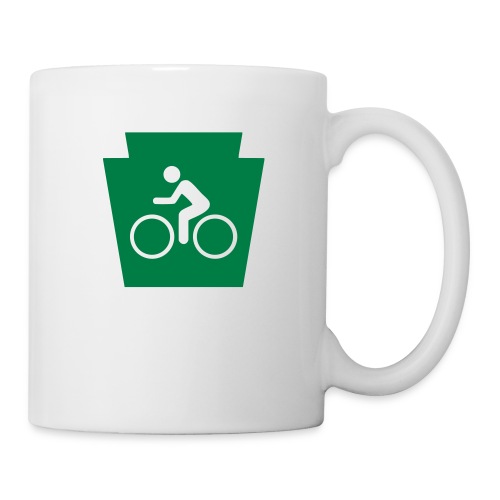 PA Keystone w/Bike (bicycle) - Coffee/Tea Mug