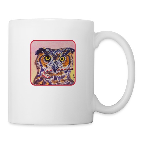 Candy Cane Owl - Coffee/Tea Mug