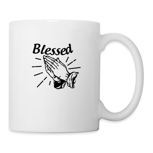 Blessed - Alt. Design (Black Letters) - Coffee/Tea Mug
