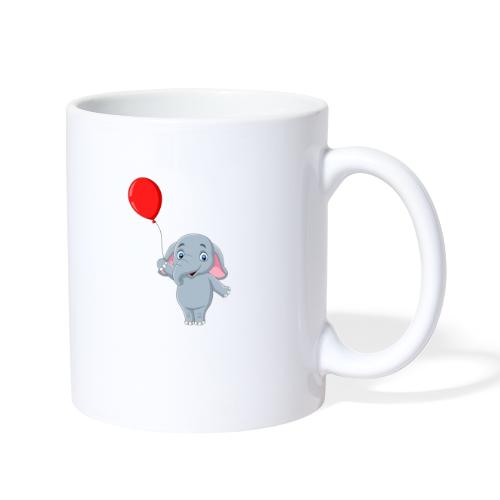 Baby Elephant Holding A Balloon - Coffee/Tea Mug