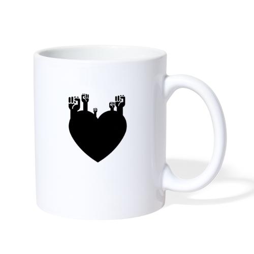 Fist Heart Blk - Coffee/Tea Mug