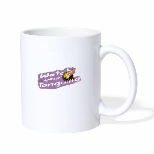 Saxophone players: Watch your tonguing!! pink - Coffee/Tea Mug