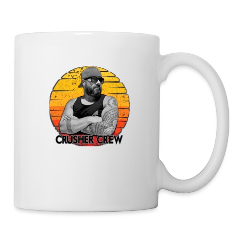 Crusher Crew Carl Crusher Sunset Circle - Coffee/Tea Mug