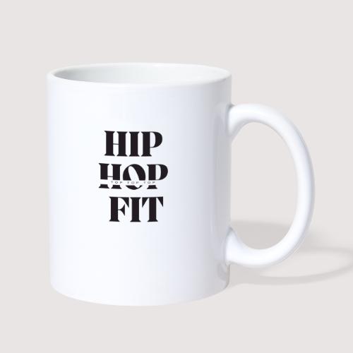 Hip-Hop Fit (top top top Black lettering) - Coffee/Tea Mug