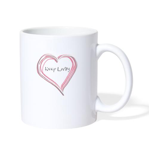 Keep Loving Hand Drawn Heart - Coffee/Tea Mug