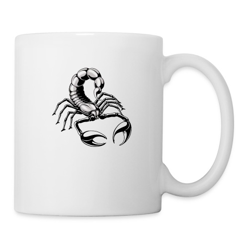 scorpion - silver - grey - Coffee/Tea Mug