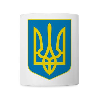 Ukraine Coat of Arms - Coffee/Tea Mug - white - Front