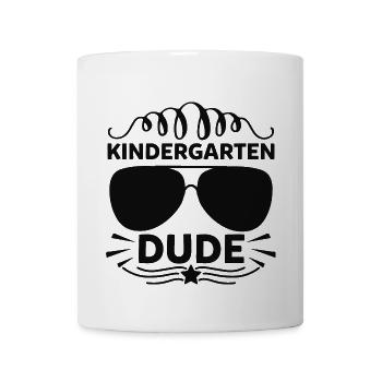 Kindergarten dude - Coffee/Tea Mug - white - Front