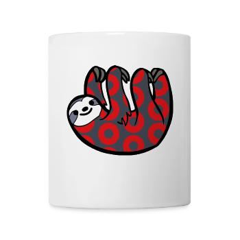 Sloth Under Stars - Coffee/Tea Mug - white - Front