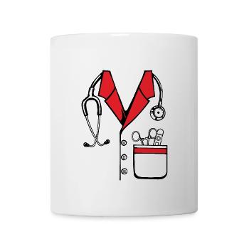 Doctor Stethoscope - Coffee/Tea Mug - white - Front
