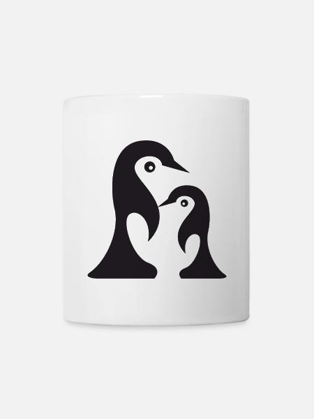 Penguin Mom - Coffee/Tea Mug - white