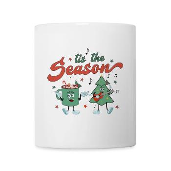 Tis The Season Dancing Tree Fun and Funny - Coffee/Tea Mug - white - Front