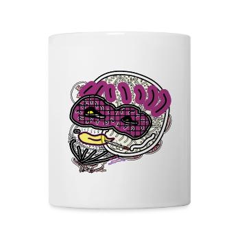 Comic man - Coffee/Tea Mug - white - Front