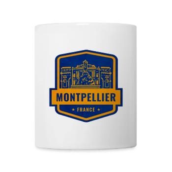 Montpellier Emblem Patch - Coffee/Tea Mug - white - Front