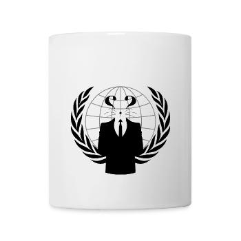Anonimouse - Anonymous but a mouse - Coffee/Tea Mug - white - Front