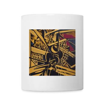 Black Graffiti - Coffee/Tea Mug - white - Front