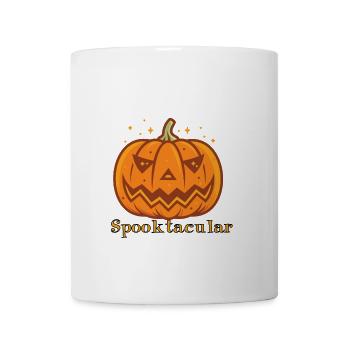 Spooktacular Pumpkin Glyph - Coffee/Tea Mug - white - Front