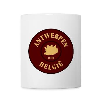 Antwerp Crest 1830 Emblem - Coffee/Tea Mug - white - Front